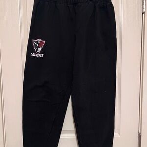 Sporto Black Joggers with Lacrosse Logo
